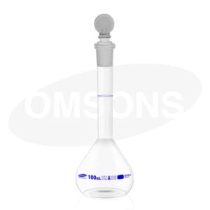 فلاسک حجمی 654 دهانه گشاد شفاف OMSONS کد 6547